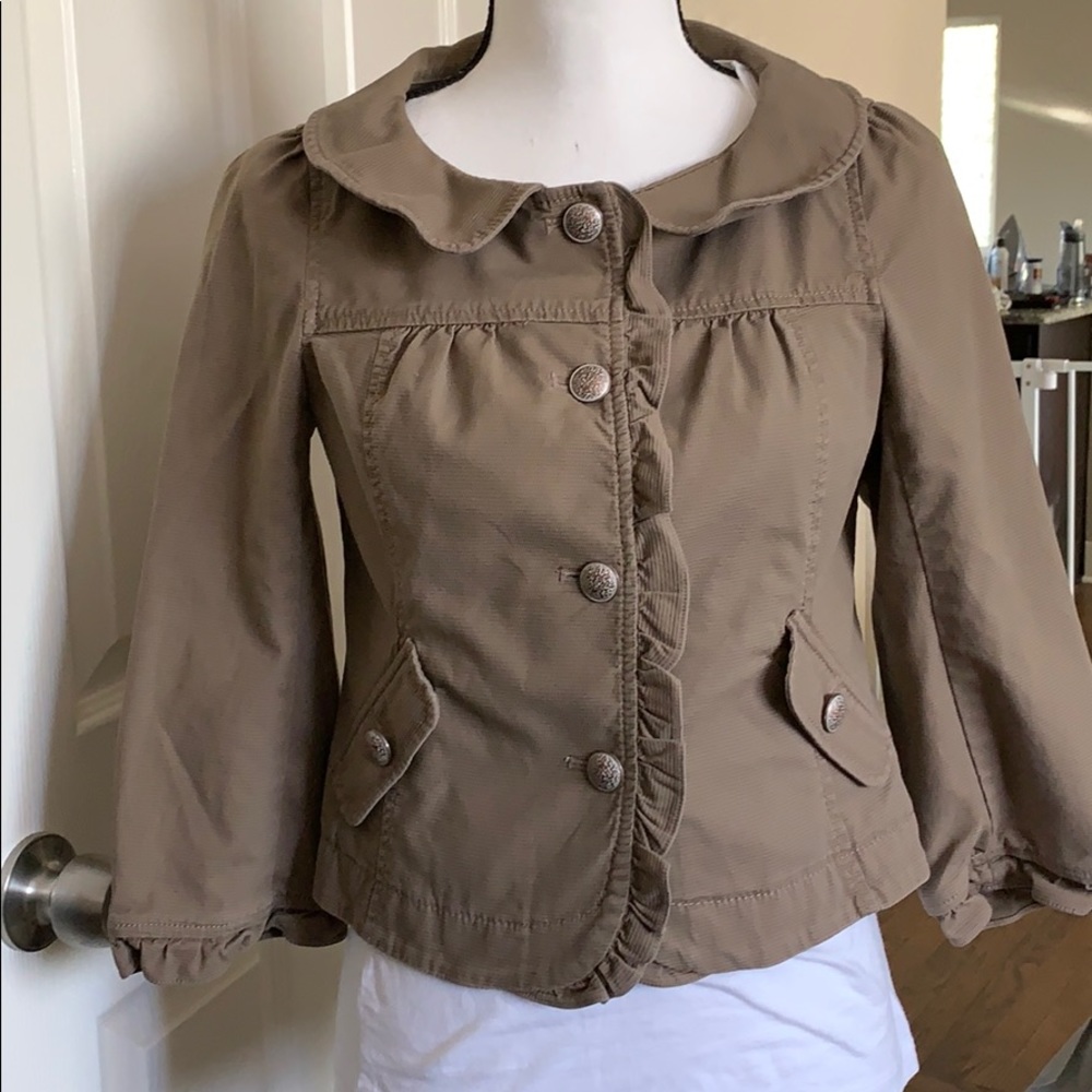 Loft waffled texture jacket